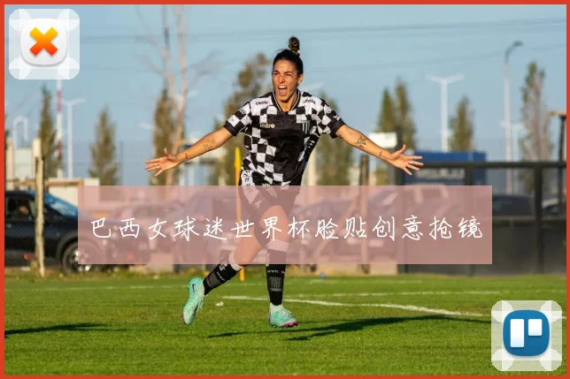 巴西女球迷世界杯脸贴创意抢镜